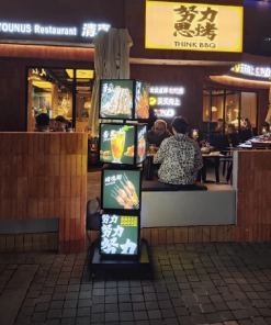 Biển đèn LED mica xoay vô cực 4 tầng