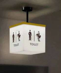 Hộp đèn quảng cáo LED mica Xoay vô cực 1 tầng