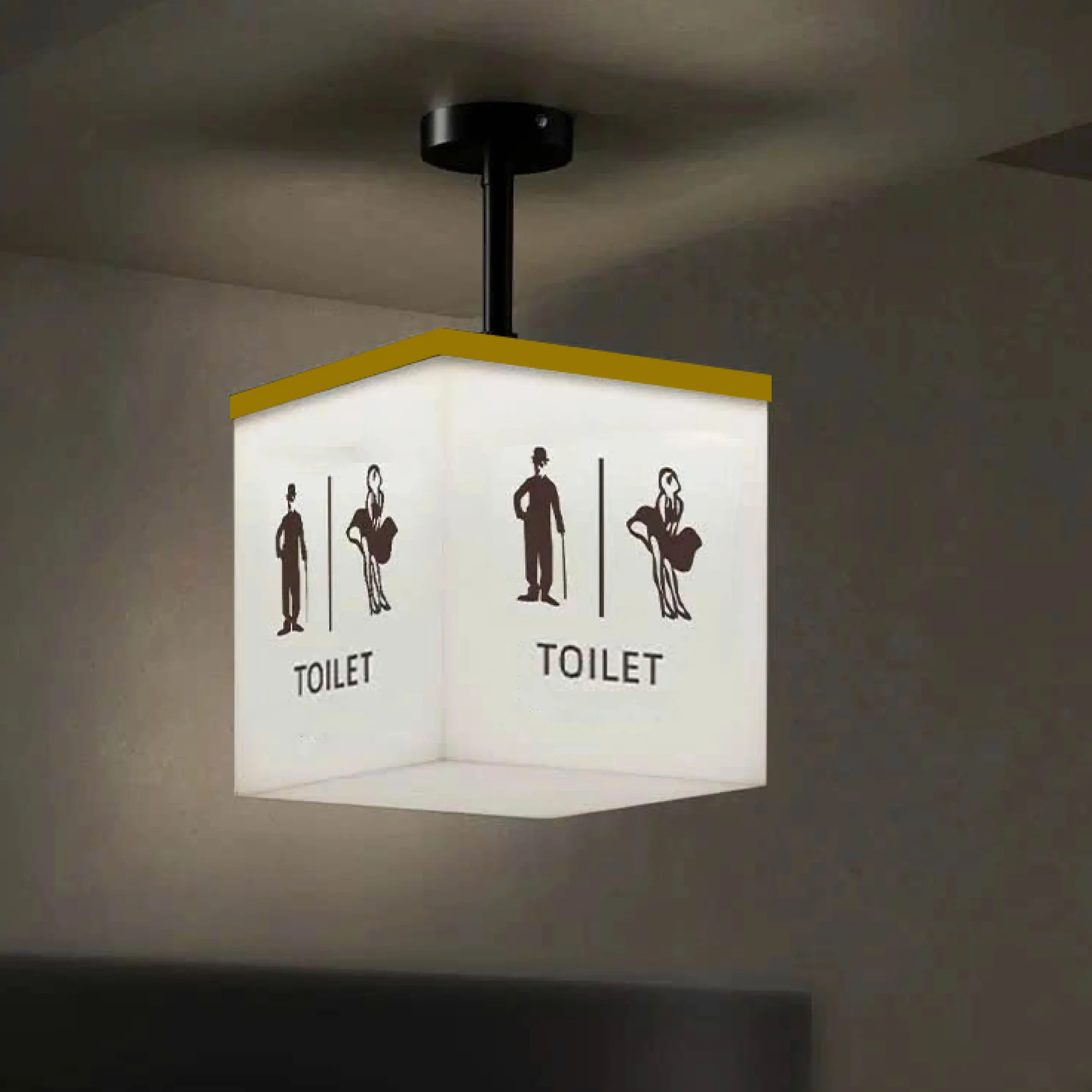 Hộp đèn quảng cáo LED mica Xoay vô cực 1 tầng-1 Hộp đèn quảng cáo LED mica Xoay vô cực 1 tầng