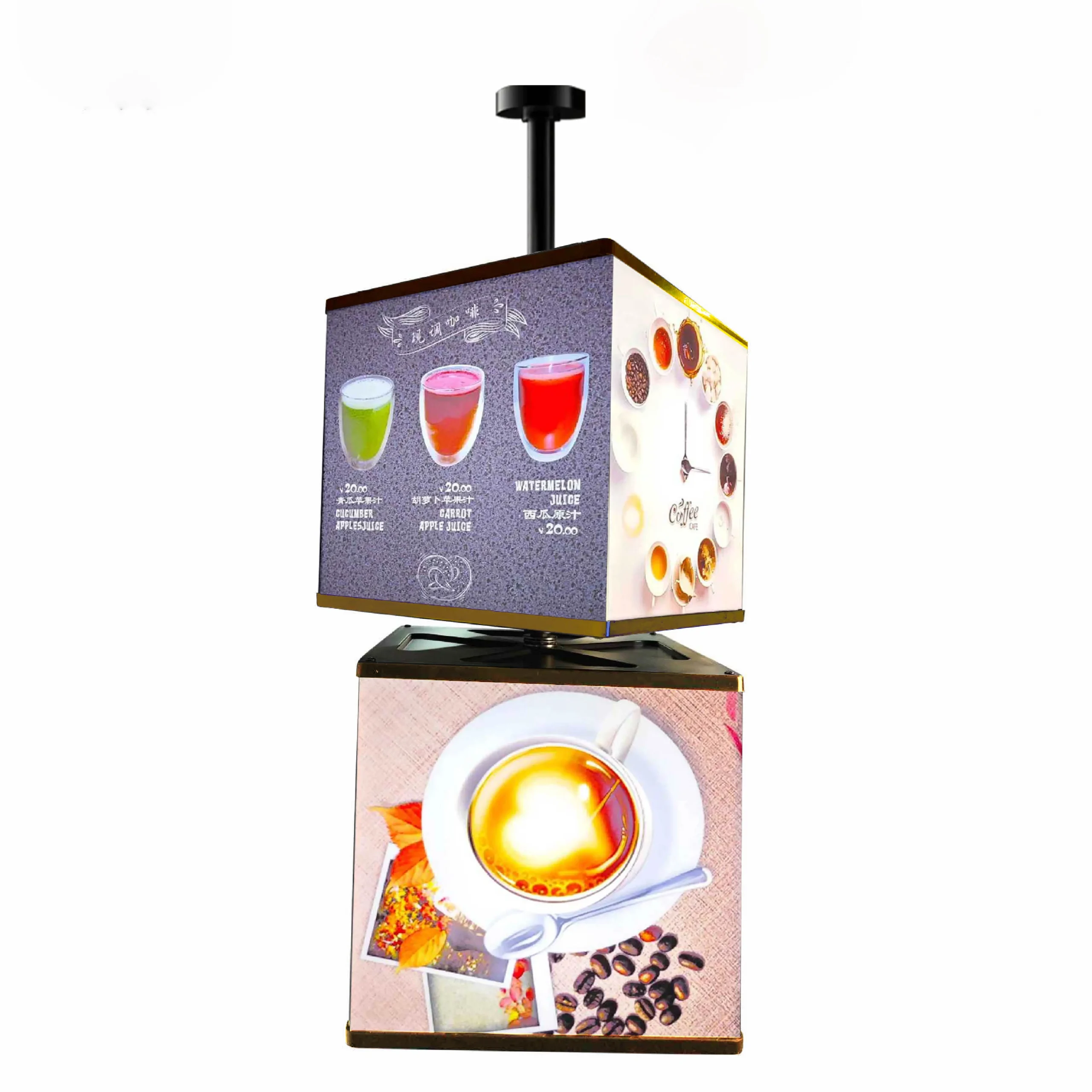 Hộp đèn quảng cáo LED mica Xoay vô cực 2 tầng-1 Hộp đèn quảng cáo LED mica Xoay vô cực 2 tầng