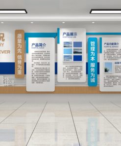 Tường Văn Hóa Doanh Nghiệp 3D Hiện Đại