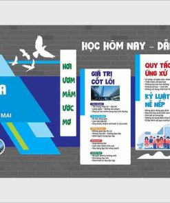 Bảng Văn Hóa Trường Học – Học Hôm Nay Dẫn Lối Ngày Mai