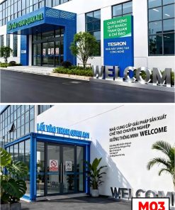 Biển welcome nhà máy – Biển cổng công ty / showroom sản xuất