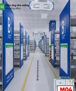 Biển sơ đồ kho – Biển chỉ dẫn kho hàng / kệ sản xuất