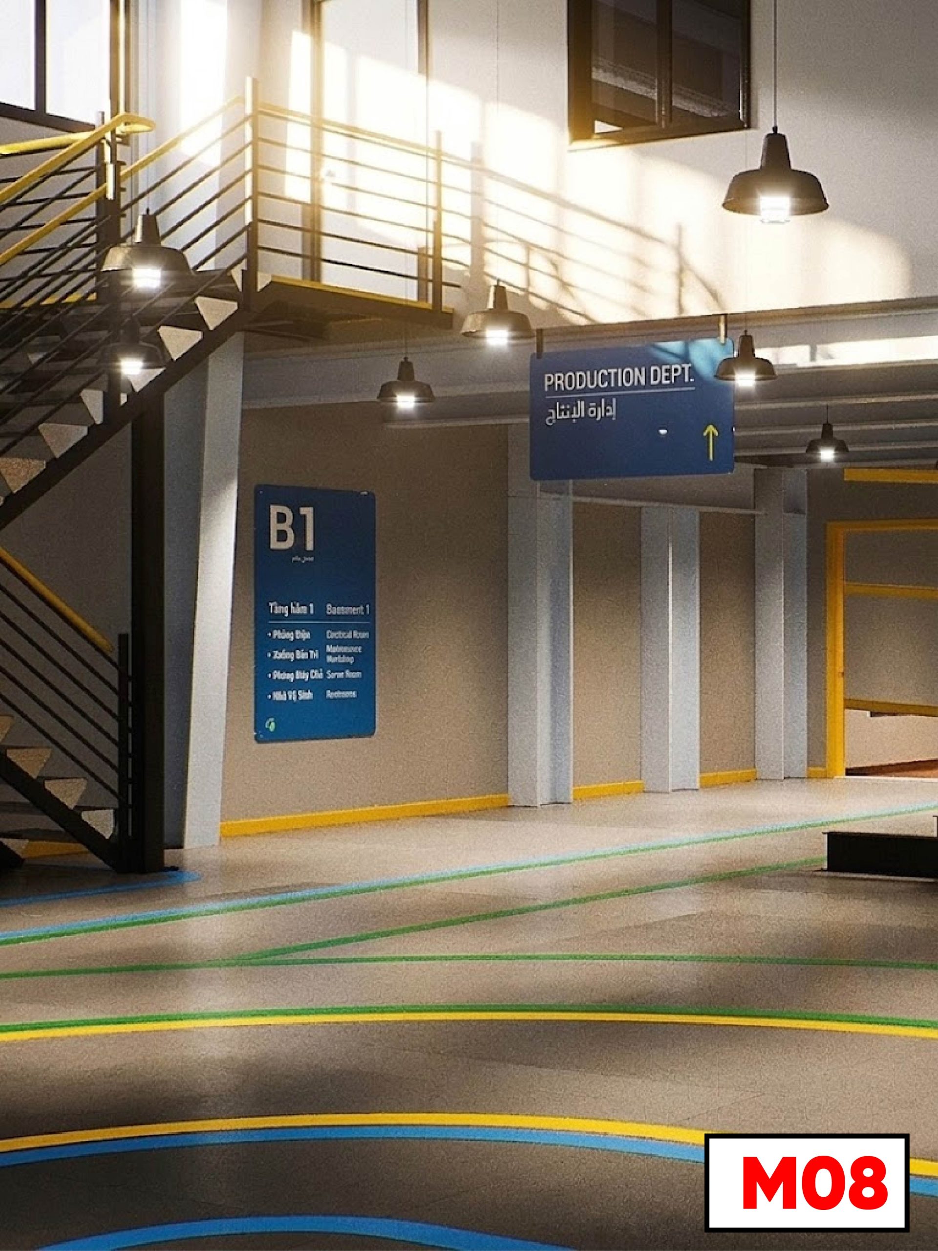 Bảng biển công ty, bộ phận, chỉ dẫn-08